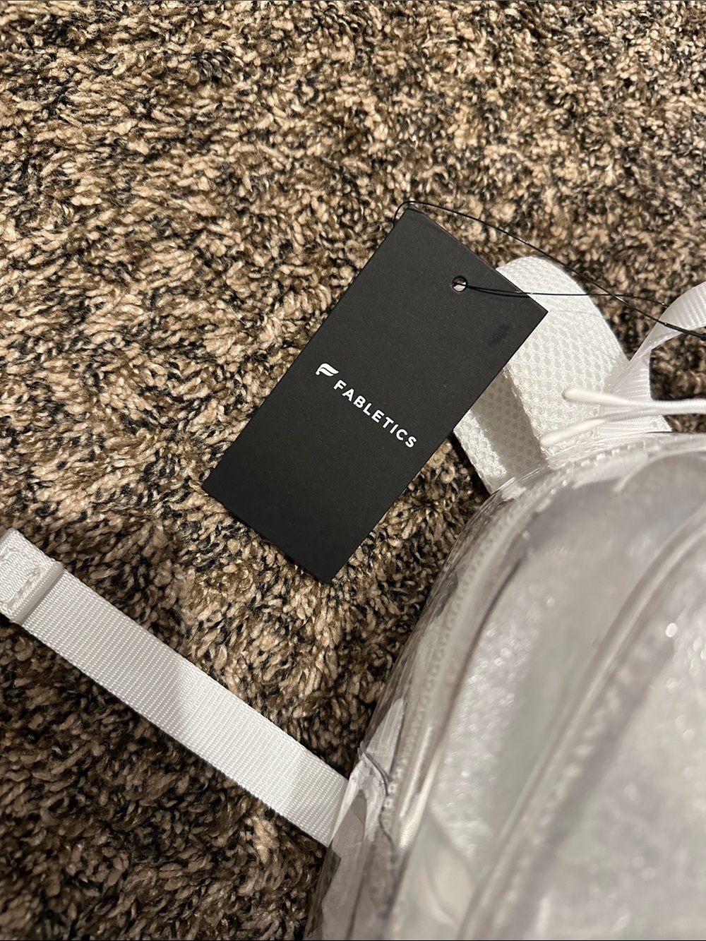 NWT Fabletics Clear Backpack - Picture 2 of 3